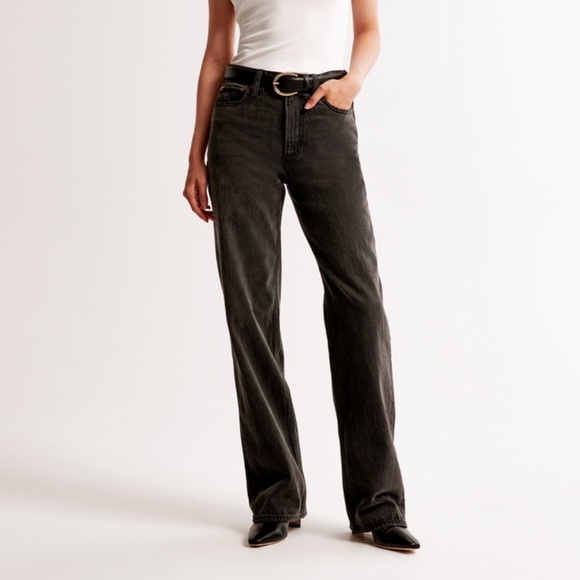 NWOT Abercrombie & Fitch High Rise Loose - Picture 1 of 5